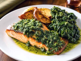 Salmon dinner at Cordia Senior Residences at Westmon